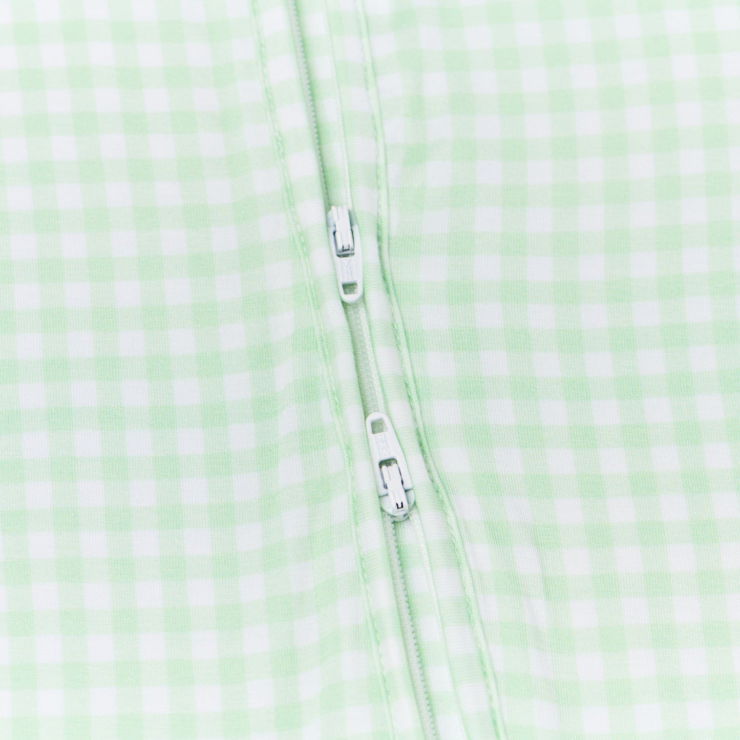 Pistachio Gingham Bamboo Sleeper