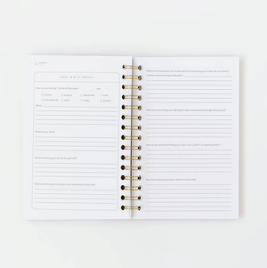 postpartum recovery journal notebook
