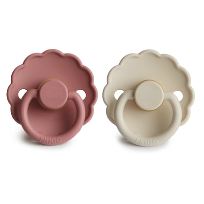 FRIGG Daisy Natural Rubber Pacifier 2-Pack