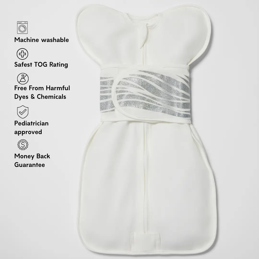 Breathing Reassurance Newborn Baby Swaddle | Sleep of Mind - additional view