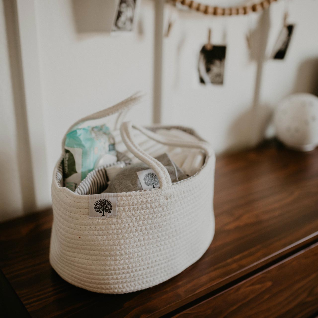 Rope Diaper Caddy | Parker Baby Co. - additional view