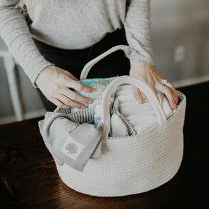 Rope Diaper Caddy | Parker Baby Co. - additional view
