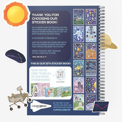 Space Sticker Book