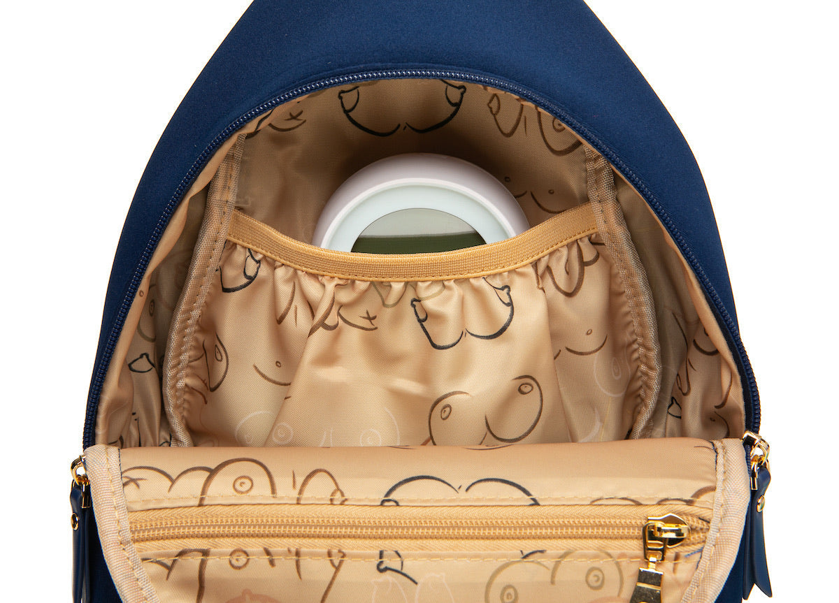 Sarah Wells Allie Sling Pump Bag – Neoprene Crossbody with Insulated Pocket – Fits Wearable & Portable Pumps