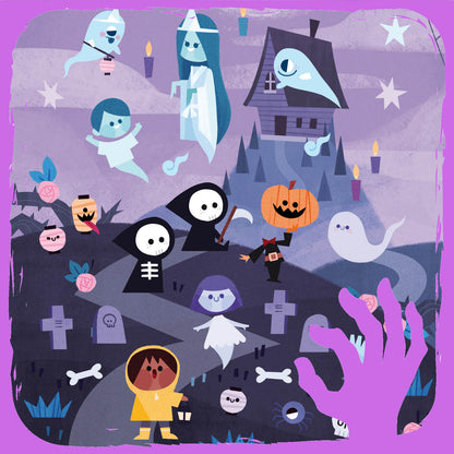 Spooky Halloween Night Sticker Book