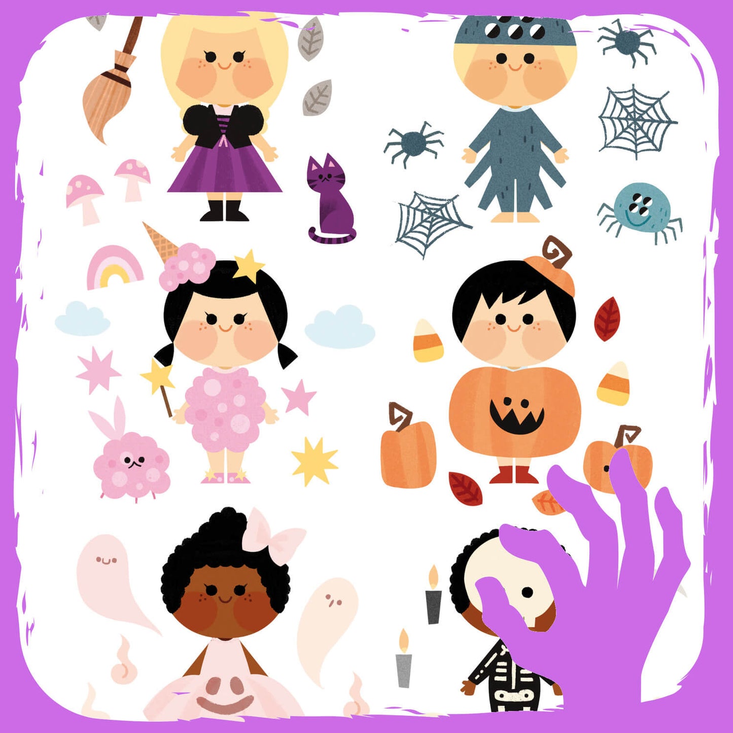 Spooky Halloween Night Sticker Book