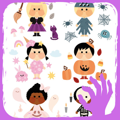 Spooky Halloween Night Sticker Book