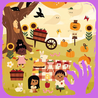 Spooky Halloween Night Sticker Book