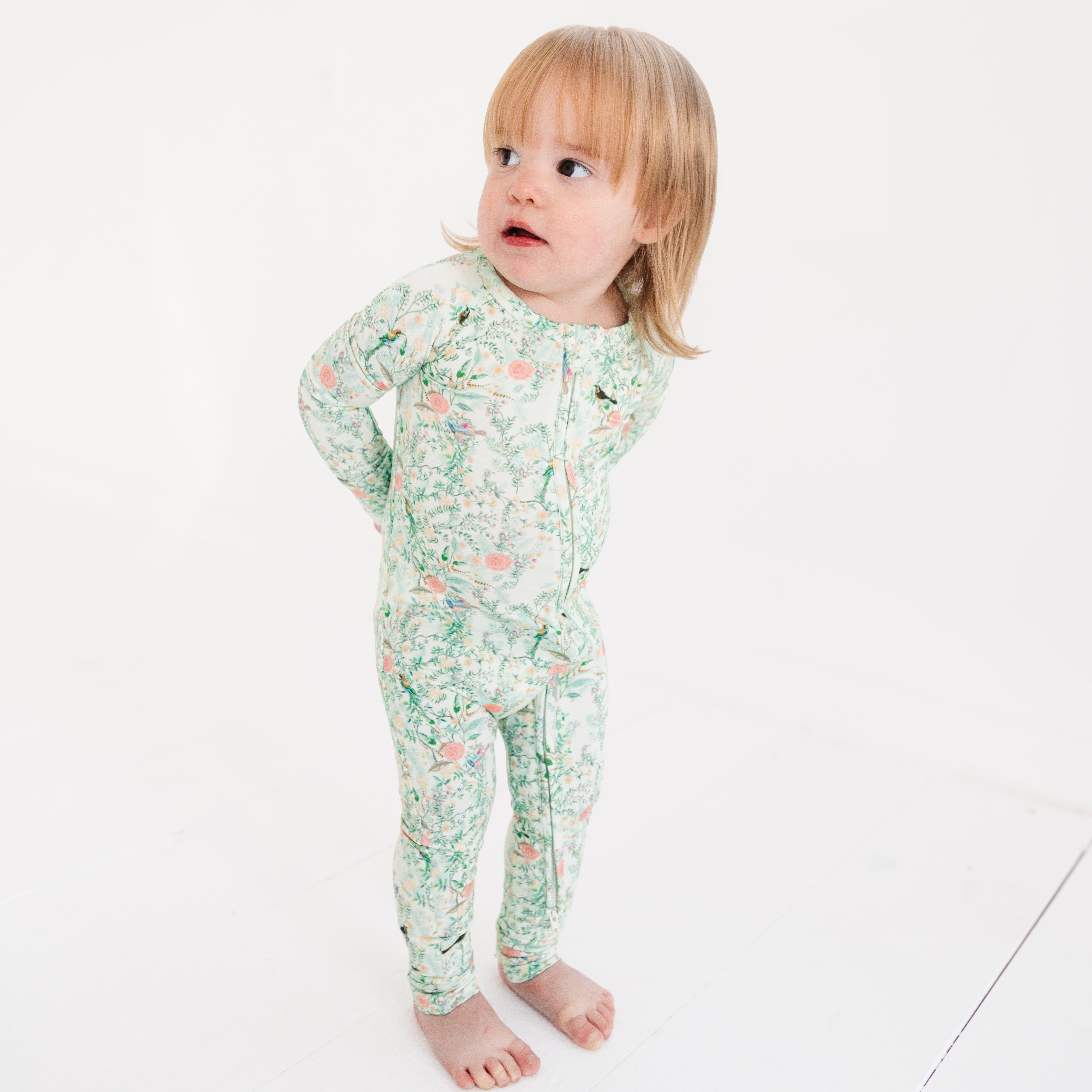 Sage Blossom Bamboo Sleeper | Motette - additional view