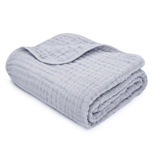 Baby Muslin Blanket in Heather