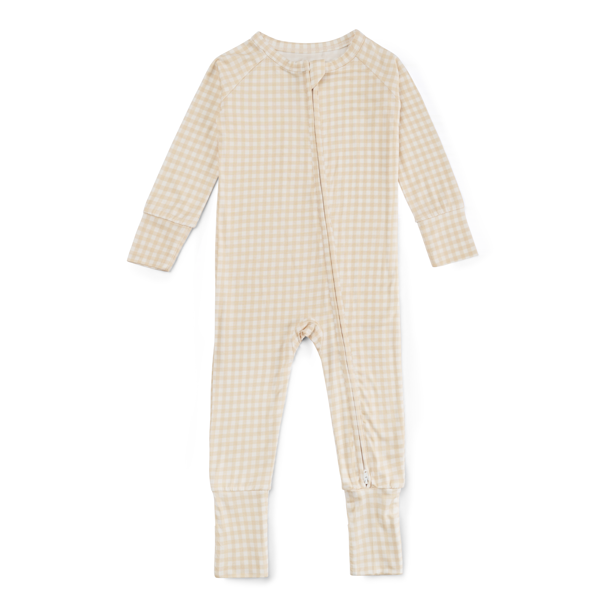Sandstone Gingham Bamboo Sleeper