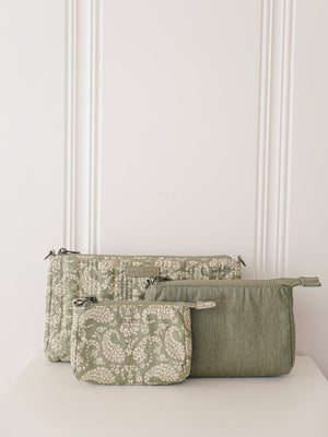 Sazan + JuJuBe 3-piece Pouch Clutch Purse Set - Paisley Floral | JuJuBe - additional view