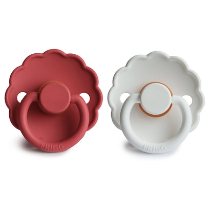 FRIGG Daisy Natural Rubber Pacifier 2-Pack