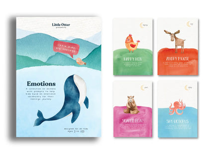 Mindful Kids Cards Emotions: 4 Pack