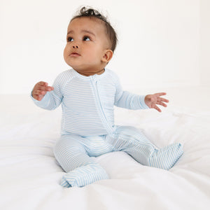 Seaside Stripe Bamboo Sleeper | Motette