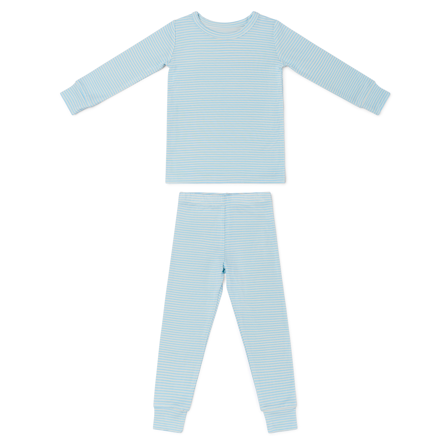 Seaside Stripe Bamboo Toddler Pajama Set