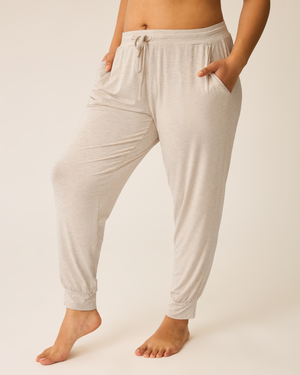 Ultralight Sleep & Lounge Jogger | Oatmeal Heather | Kindred Bravely