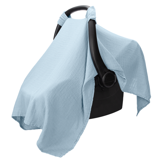 Baby Car Seat Cover - Sky Blue
