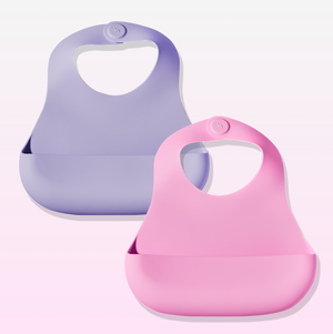 Magnetic Bib - Strawberry Dream + Grape Crush | Babynetic