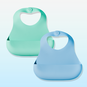 Magnetic Bib - Blueberry Burst + Kiwi Bliss | Babynetic