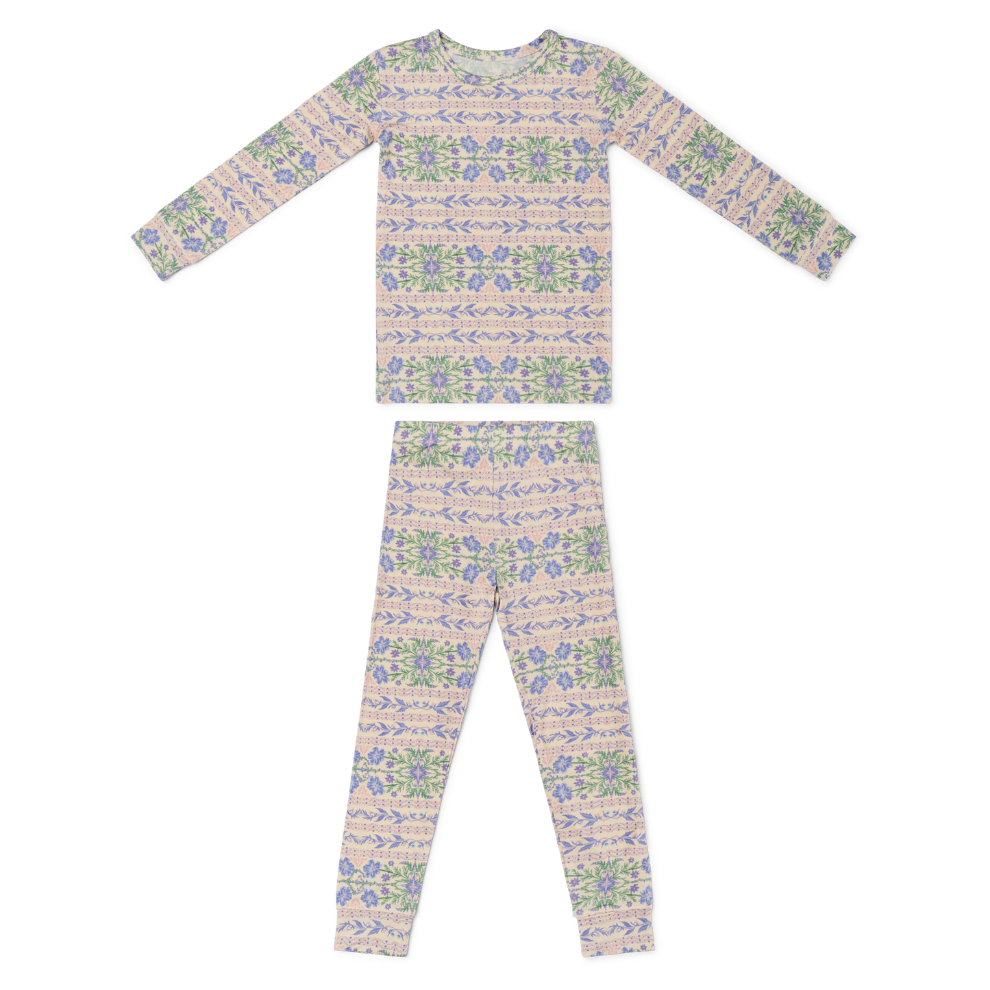 Spring Cascade Bamboo Toddler Pajama Set