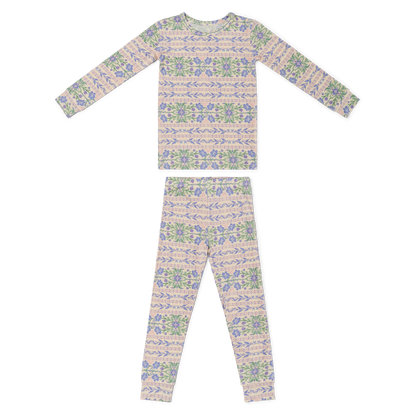Spring Cascade Bamboo Toddler Pajama Set