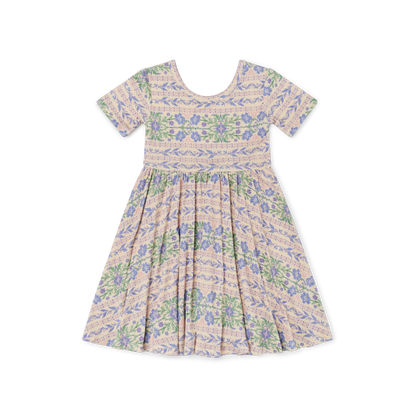 Spring Cascade Bamboo Twirl Dress
