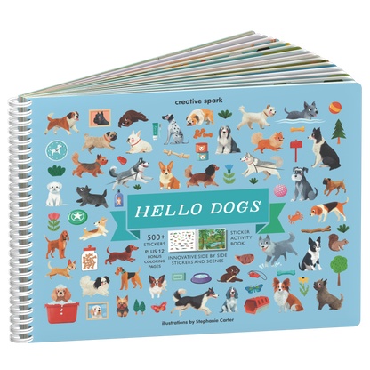 Hello Dogs Sticker Book