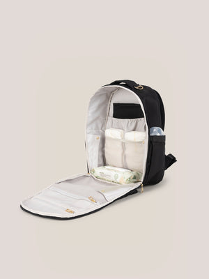 Classic Diaper Backpack - Black | JuJuBe - additional view