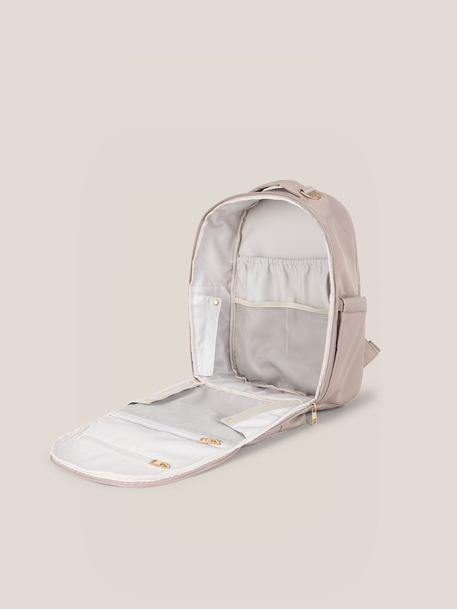 Classic Diaper Backpack - Taupe | JuJuBe - additional view