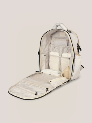 Witney Carson Classic Diaper Backpack - Cloud | JuJuBe - additional view
