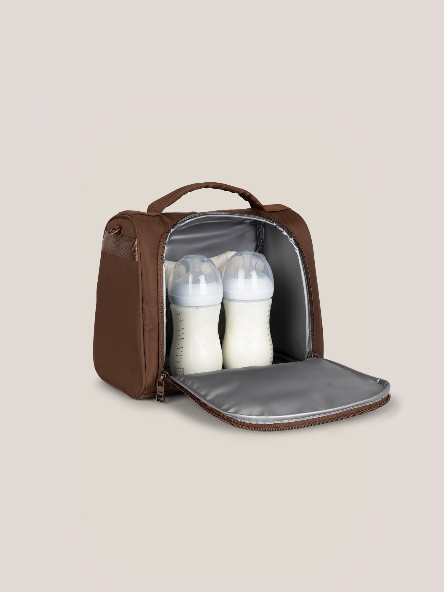 Insulated Bottle Bag - Espresso | JuJuBe - additional view