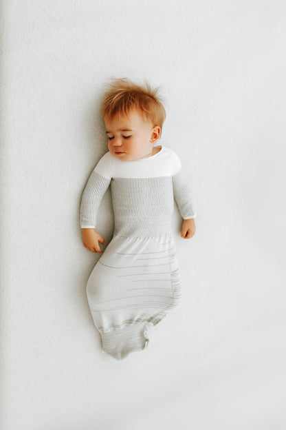 Grey Arms Out™ Long Sleeve Sleep Sack