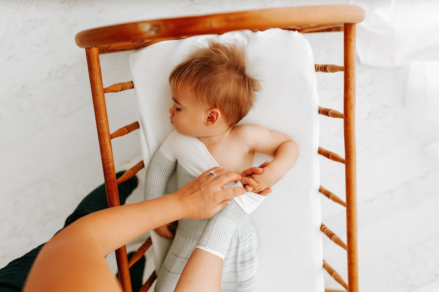 Grey Arms Out™ Long Sleeve Sleep Sack