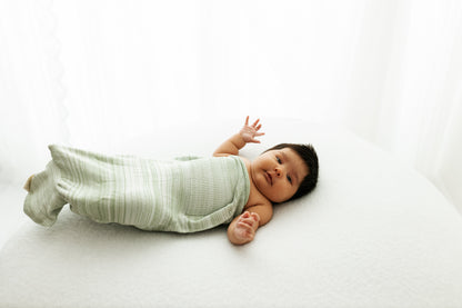 Bamboo Mint Swaddle Sleep Sack