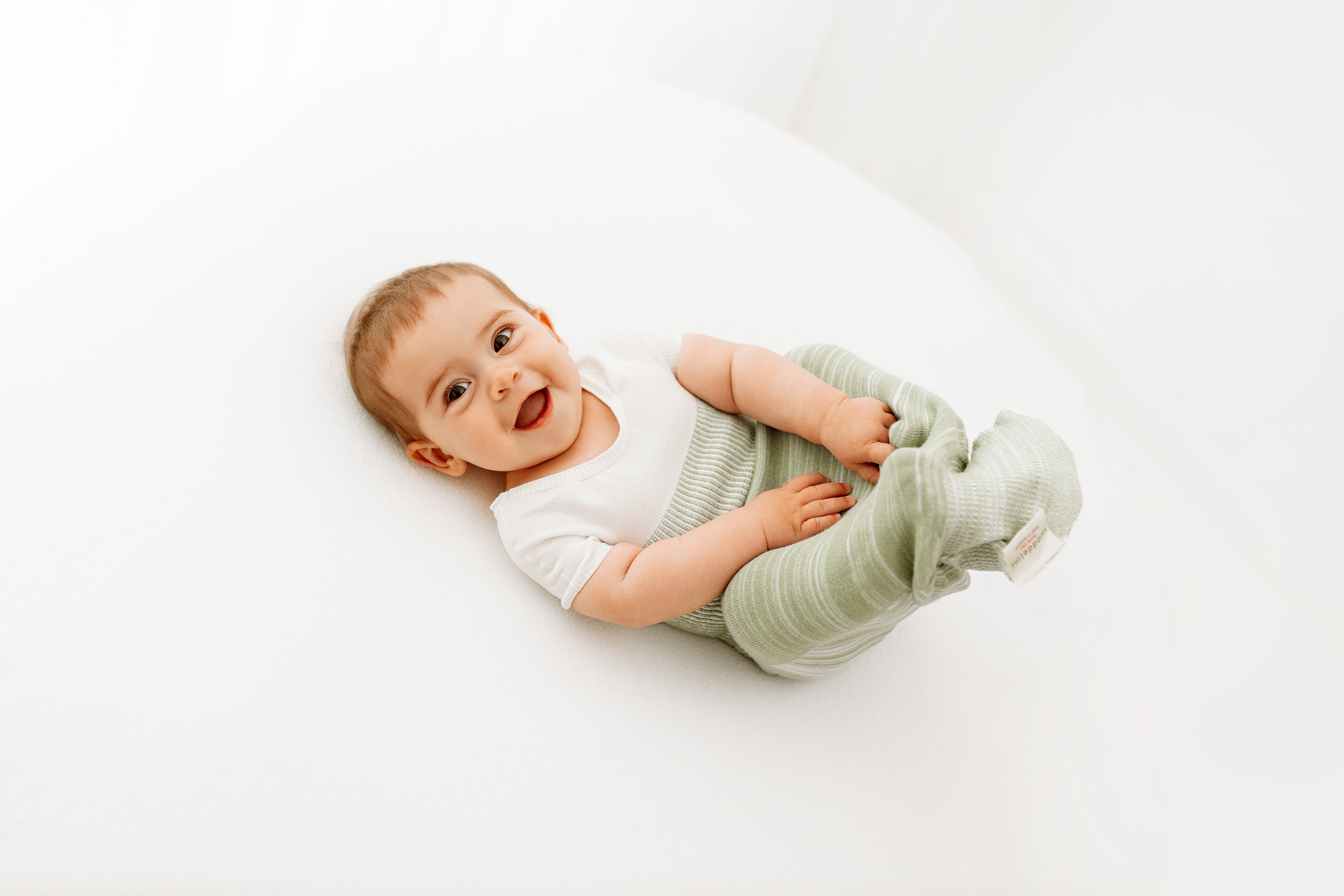 Bamboo Blend Mint Arms Out™ Short Sleeve Sleep Sack