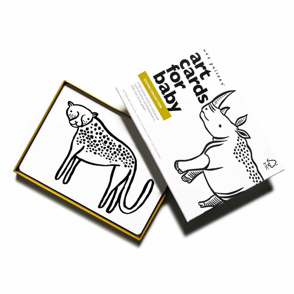 Art Cards for Baby - Safari Collection | Wee Gallery - additional view