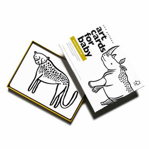 Art Cards for Baby - Safari Collection | Wee Gallery - additional view