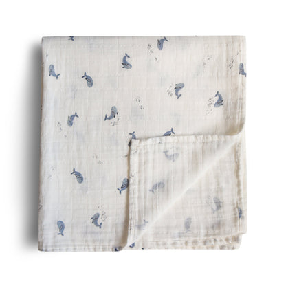 Organic Cotton Muslin Swaddle Blanket