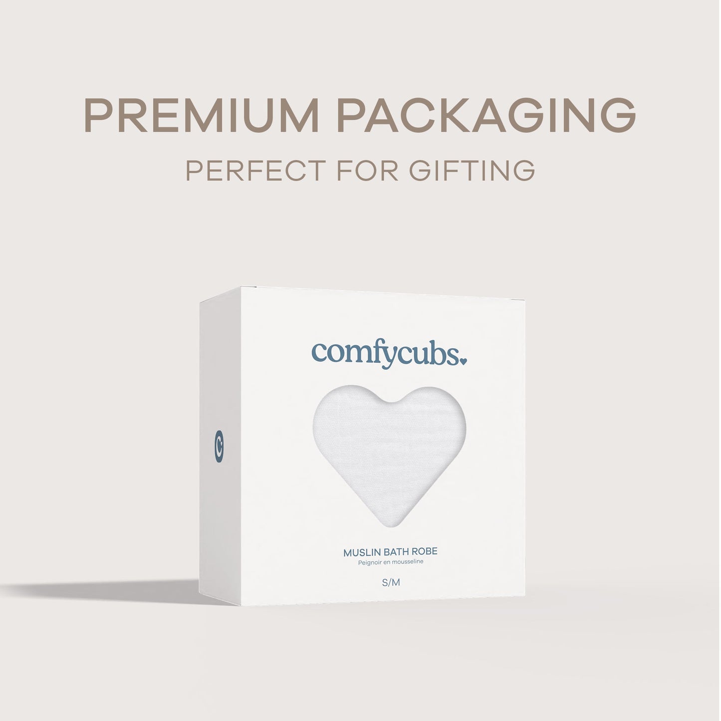 Muslin Bathrobe, White