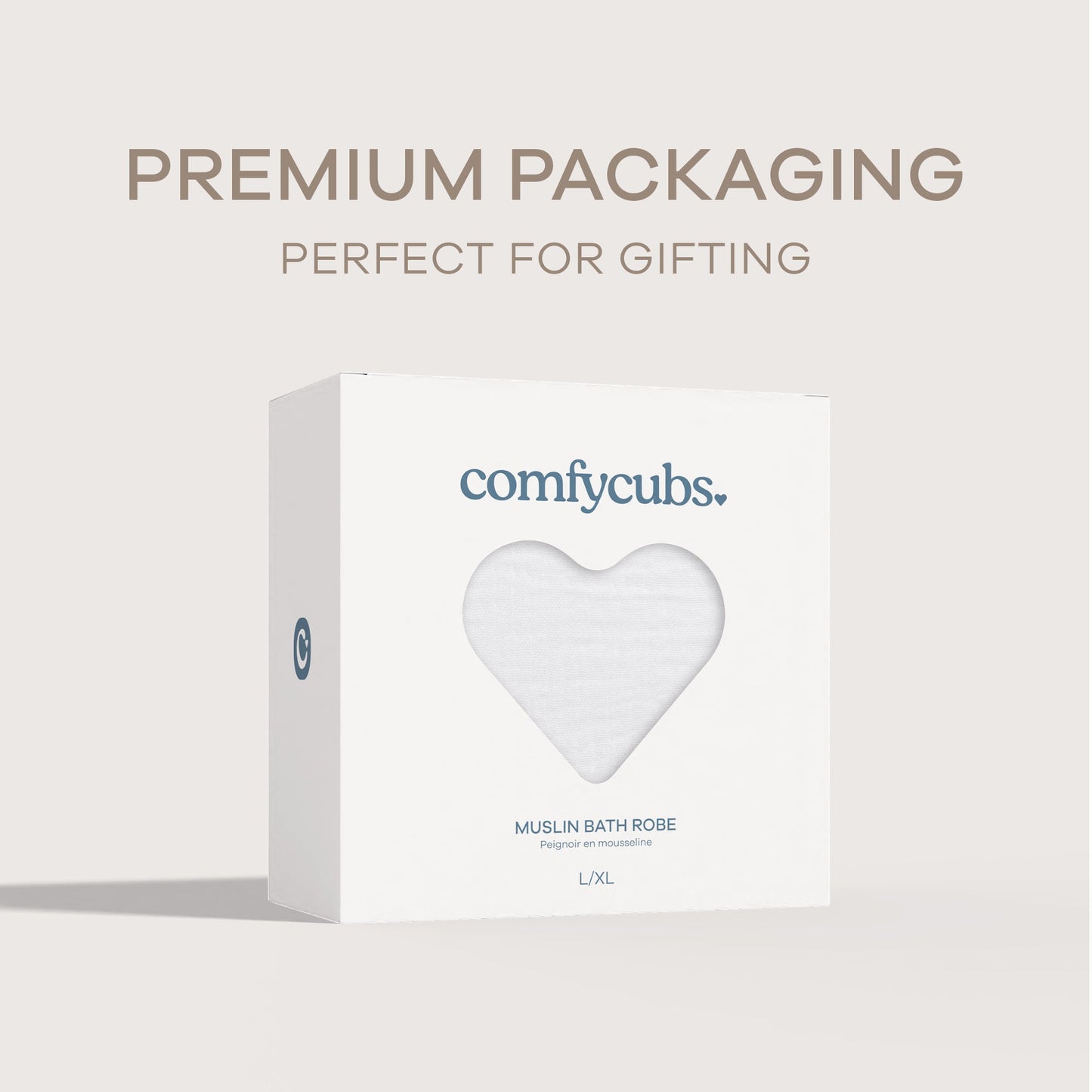 Muslin Bathrobe, White