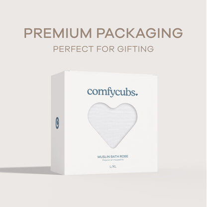 Muslin Bathrobe, White
