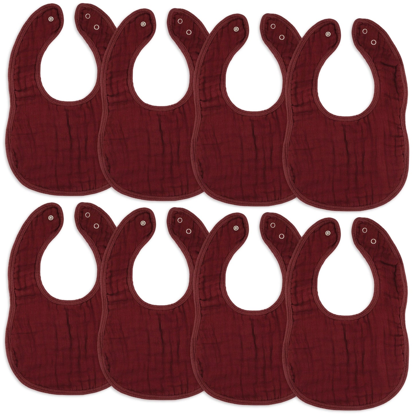 Muslin Bibs - Wine