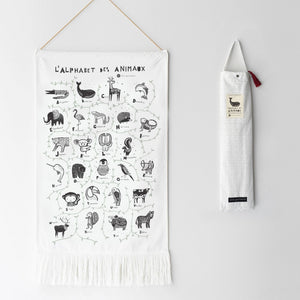 Animal Alphabet Tapestry - French Edition | Wee Gallery - additional view