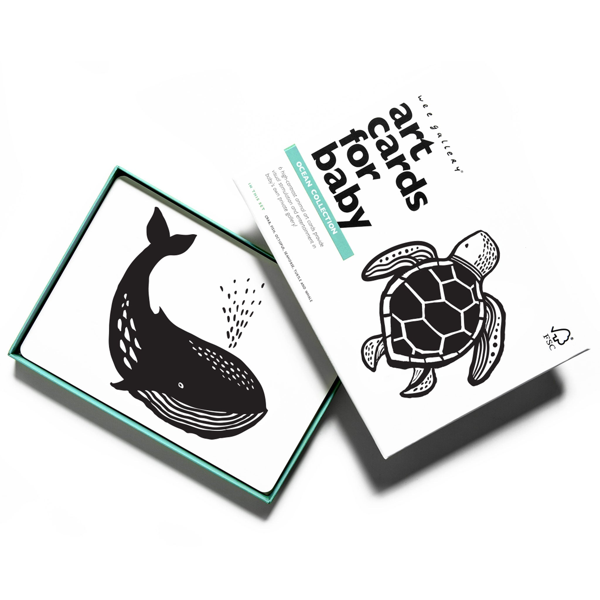 Art Cards for Baby - Ocean Collection | Wee Gallery - additional view