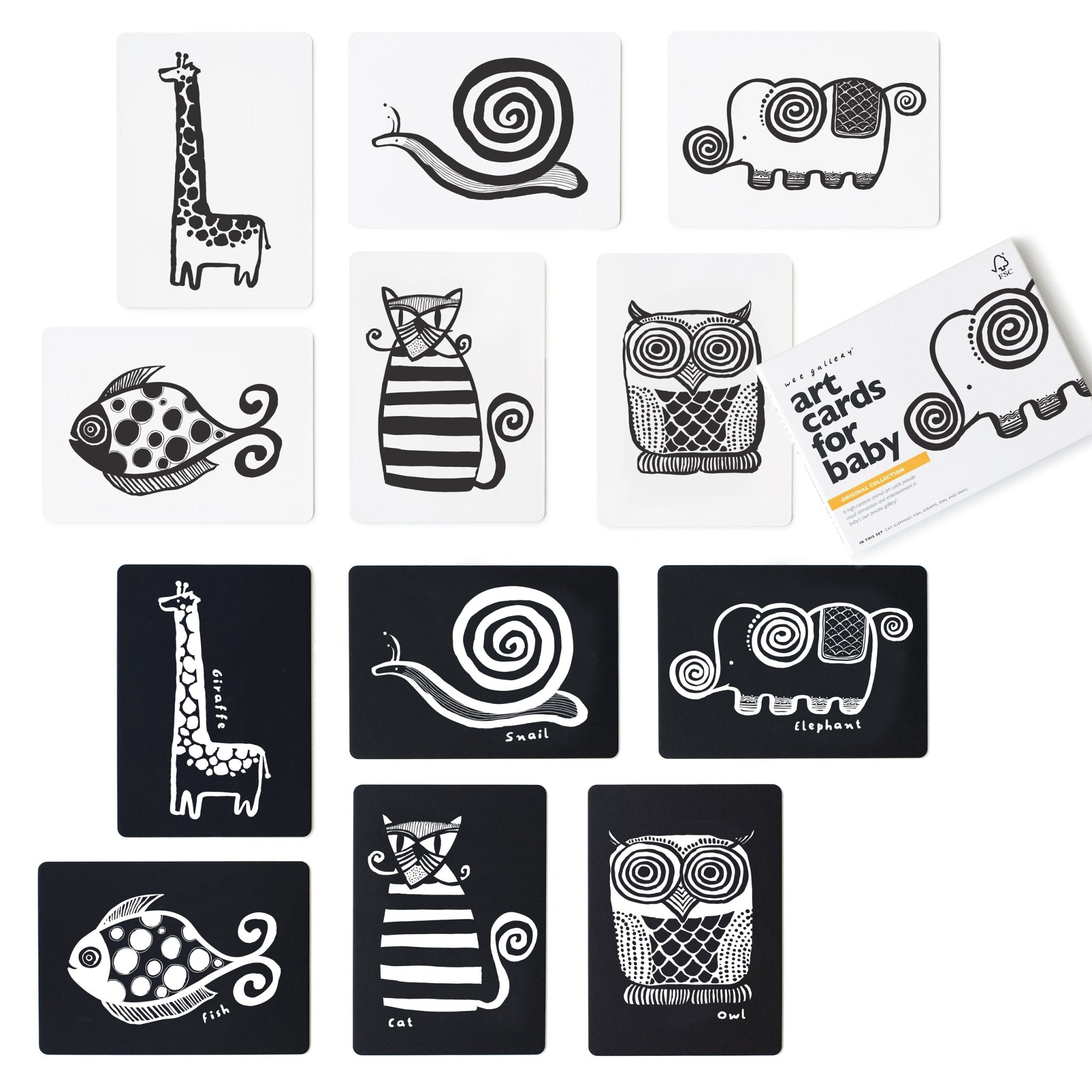 Art Cards for Baby - Original Collection | Wee Gallery - additional view