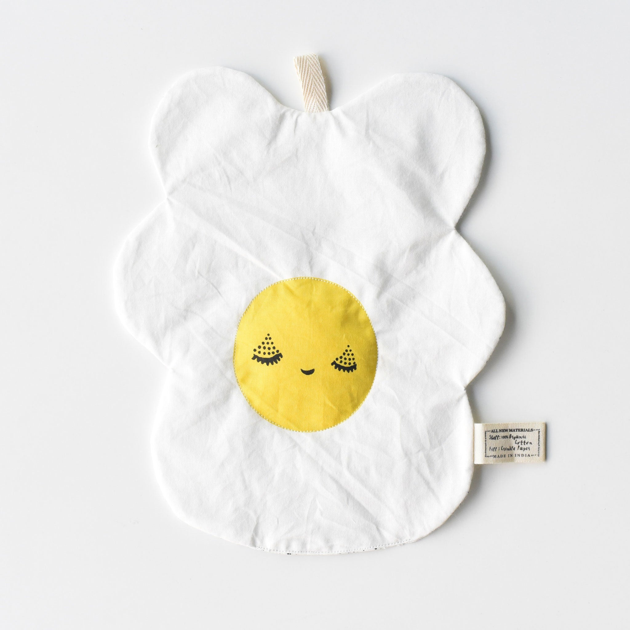 Organic Crinkle Toy - Egg | Wee Gallery - additional view