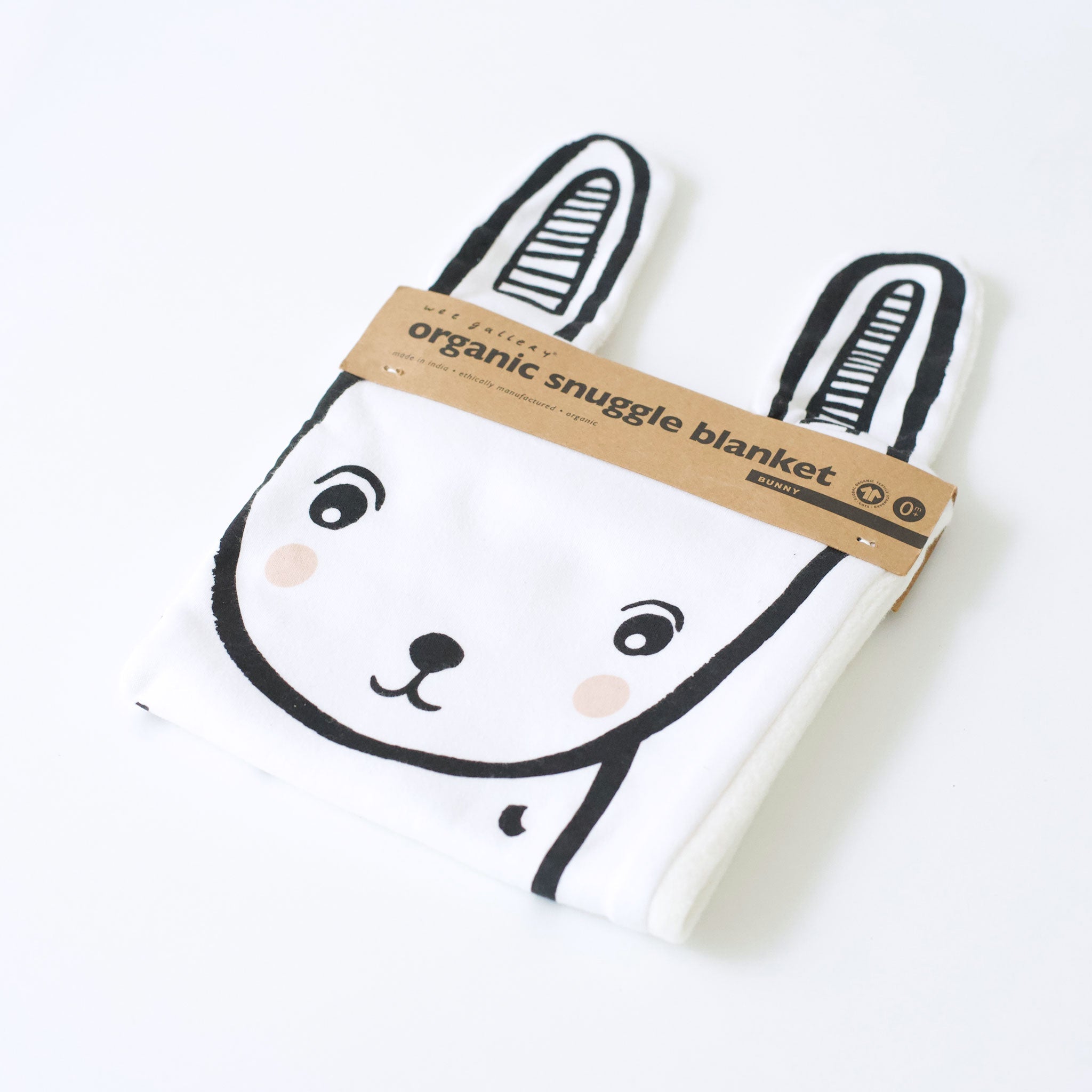 Organic Snuggle Blanket - Bunny | Wee Gallery - additional view