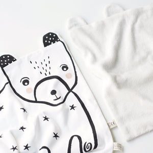 Organic Snuggle Blanket - Bear | Wee Gallery - additional view