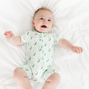 Bluebell Bows Short Sleeve & Shorts Bamboo Sleeper | Motette